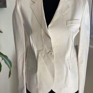 Gucci Cream leather Women's Blazer